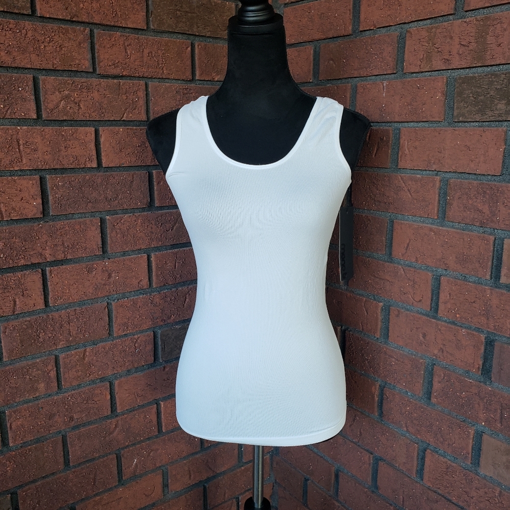 NWT Mono B Tank Top, White, Women's S